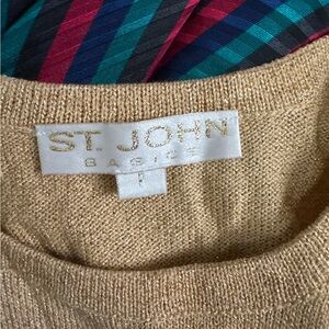 St. John Basics Gold Sweater